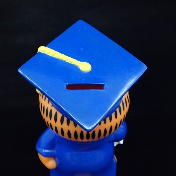 Garfield Graduate Coin Piggy Bank - EUC - Picture 5 of 6